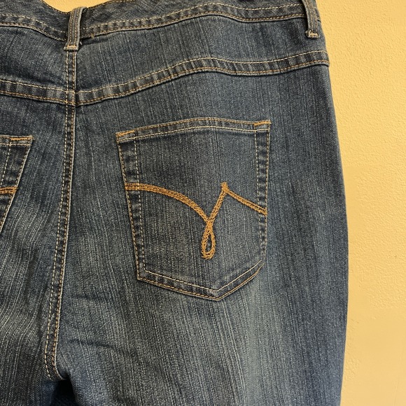 JMS Just My Size Boot Cut Medium Wash Womens Blue Jeans Sz 18W - Picture 3 of 16